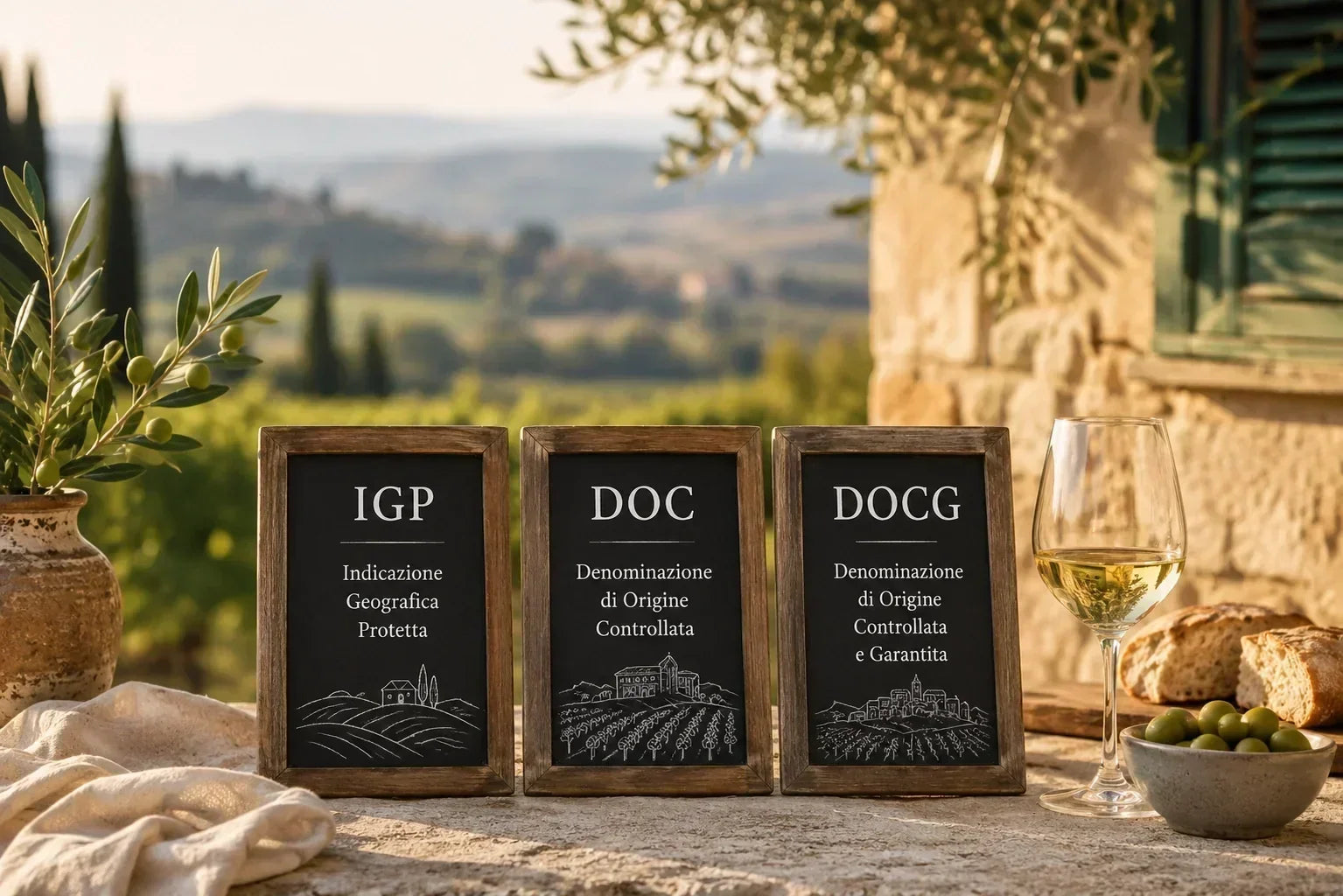 Was bedeuten DOC, DOCG und IGP? Italienische Weine einfach erklärt