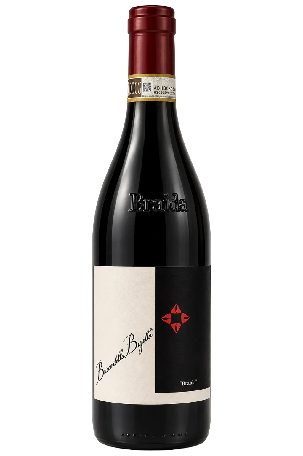 Braida Bricco della Bigotta Barbera d'Asti DOCG, Rotwein aus dem Piemont, Flasche 0,75 l