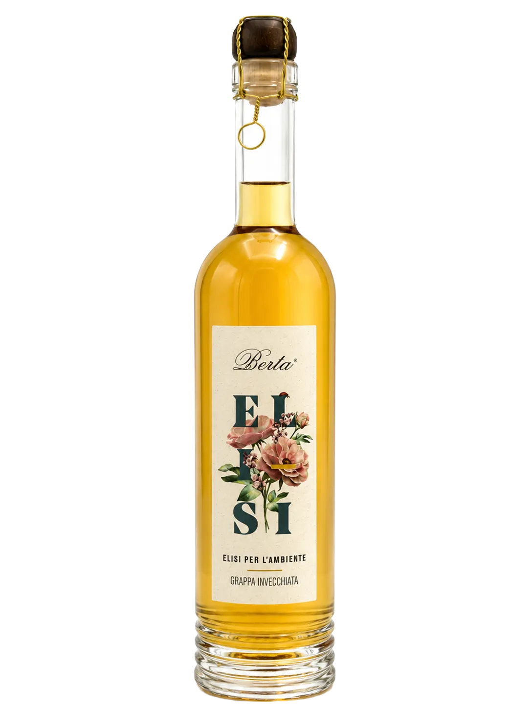 Berta Elisi Grappa Invecchiata, im Holzfass gereifter Tresterbrand