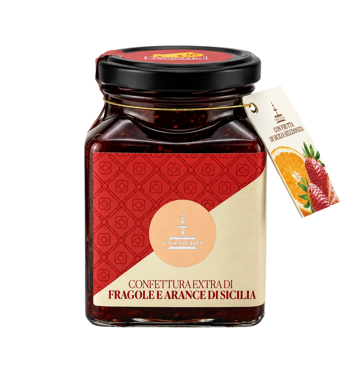 Fiasconaro Confettura Extra Arance, Orangen-Konfitüre aus Sizilien im Glas