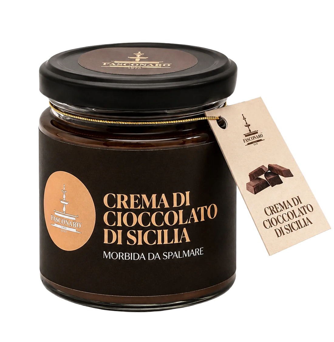 Fiasconaro Crema di Cioccolato, sizilianische Schokoladencreme im Glas