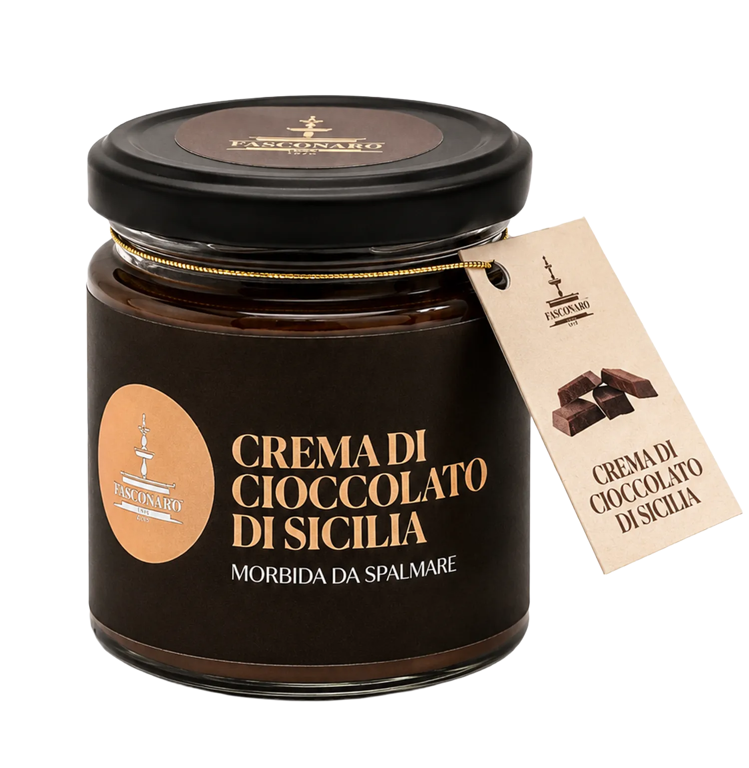 Fiasconaro Crema di Cioccolato, sizilianische Schokoladencreme im Glas