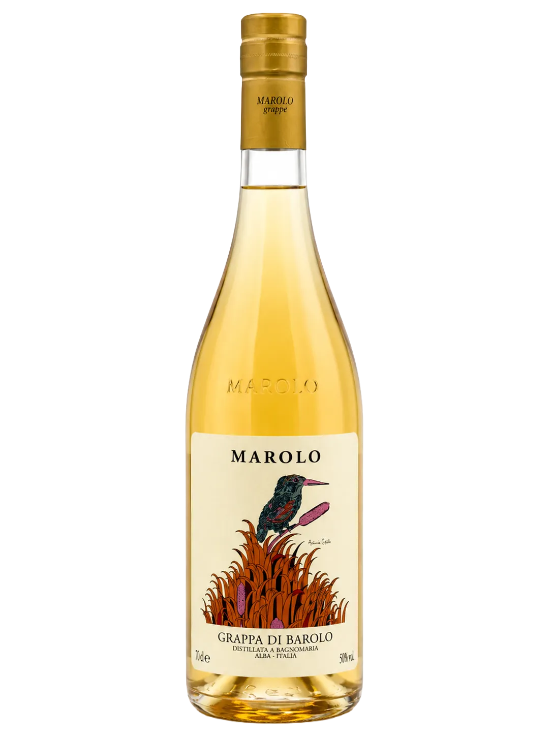 Marolo Grappa di Barolo 9 Anni, im Holzfass gereifter Tresterbrand
