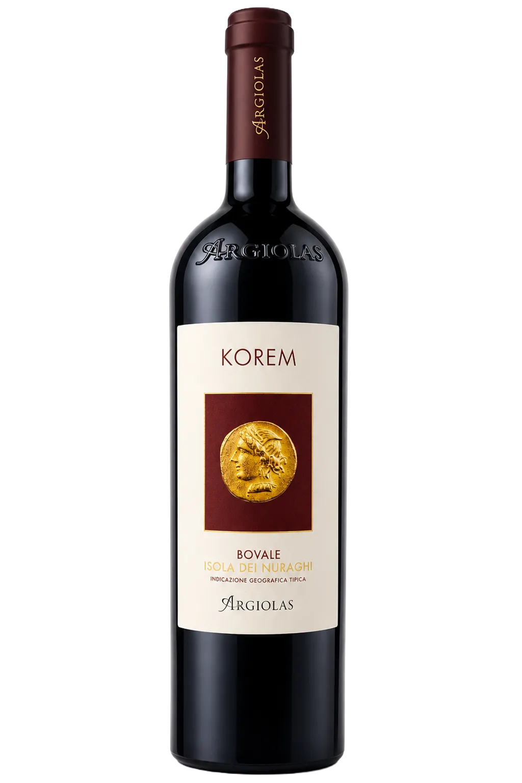 Argiolas Korem Isola dei Nuraghi IGT, Rotwein aus Sardinien
