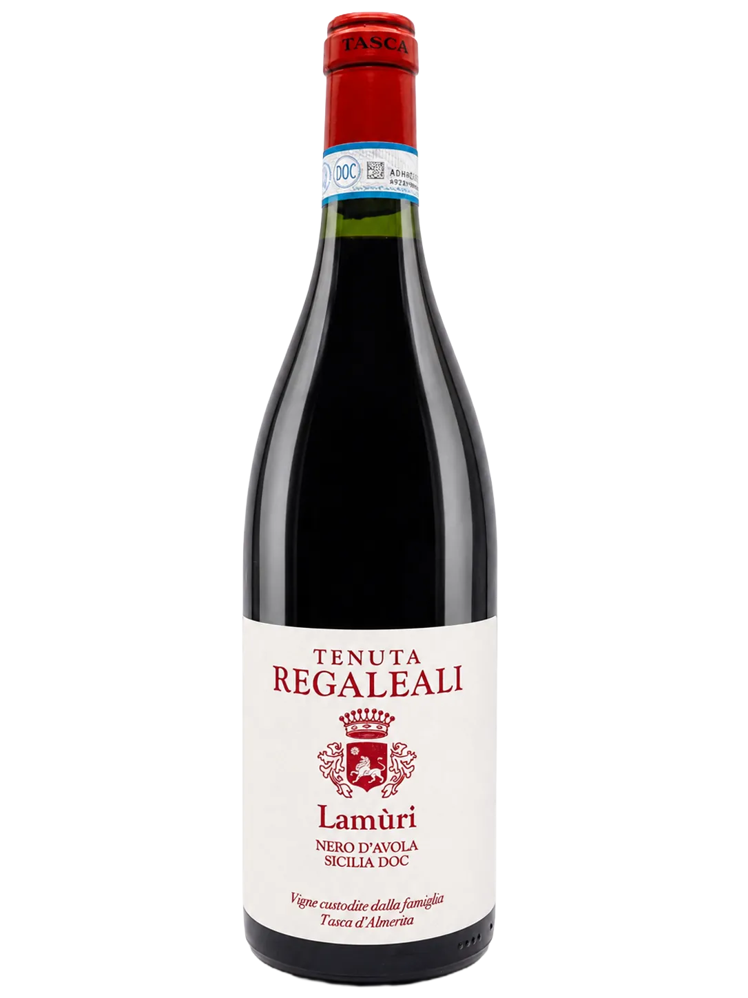 Tasca d'Almerita Lamùri Nero d'Avola, Tenuta Regaleali, Rotwein aus Sizilien
