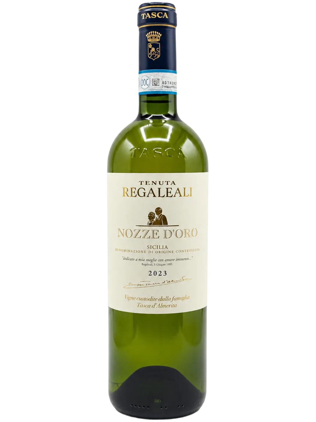 Tasca d'Almerita Nozze d'Oro, Tenuta Regaleali, Weißwein aus Sizilien
