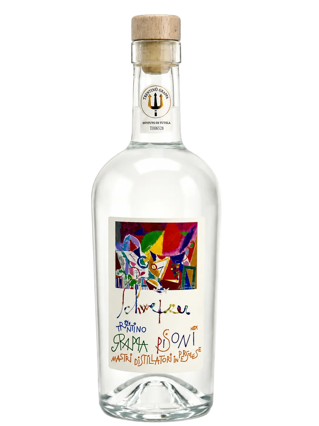 Pisoni Grappa Trentina, Flasche