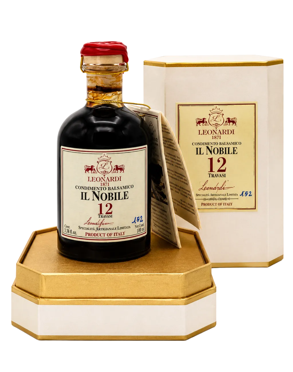 Leonardi Pregiato Dispensa Aceto Balsamico 12 Anni mit Geschenkverpackung